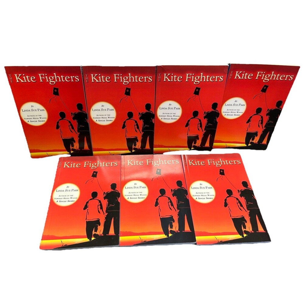 Lot Of 7 Matched pb The Kite Fighters, Linda Sue Park, HMH Homeschool Teacher
